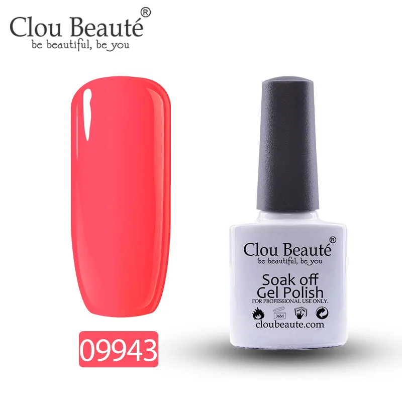 09943 Гель-лак для ногтей Clou Beaute 79 цветов полуперманентный замачивающийся лак для ногтей маникюрный УФ СВЕТОДИОДНЫЙ Цветной Гель-лак 10 мл серия Nude - Цвет: 09943