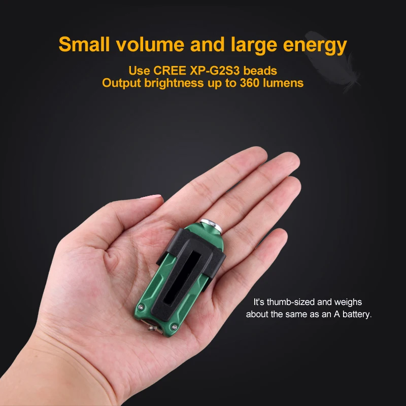 Металический брелок для ключей с светильник Встроенный 500 мА/ч Батарея USB