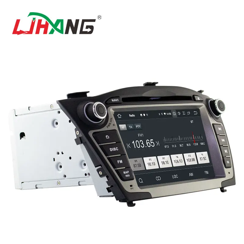 Автомобильный DVD плеер LJHANG Android 10 для HYUNDAI TUCSON ix35 2009 2015 мультимедийный GPS навигатор