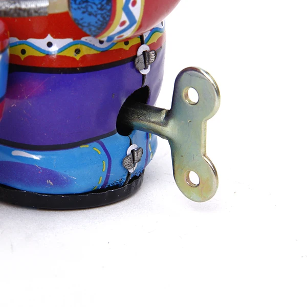 Vintage Wind Up Panda Bear Drummer Clockwork Toy W/ Key Great Collectible Gift | Toys