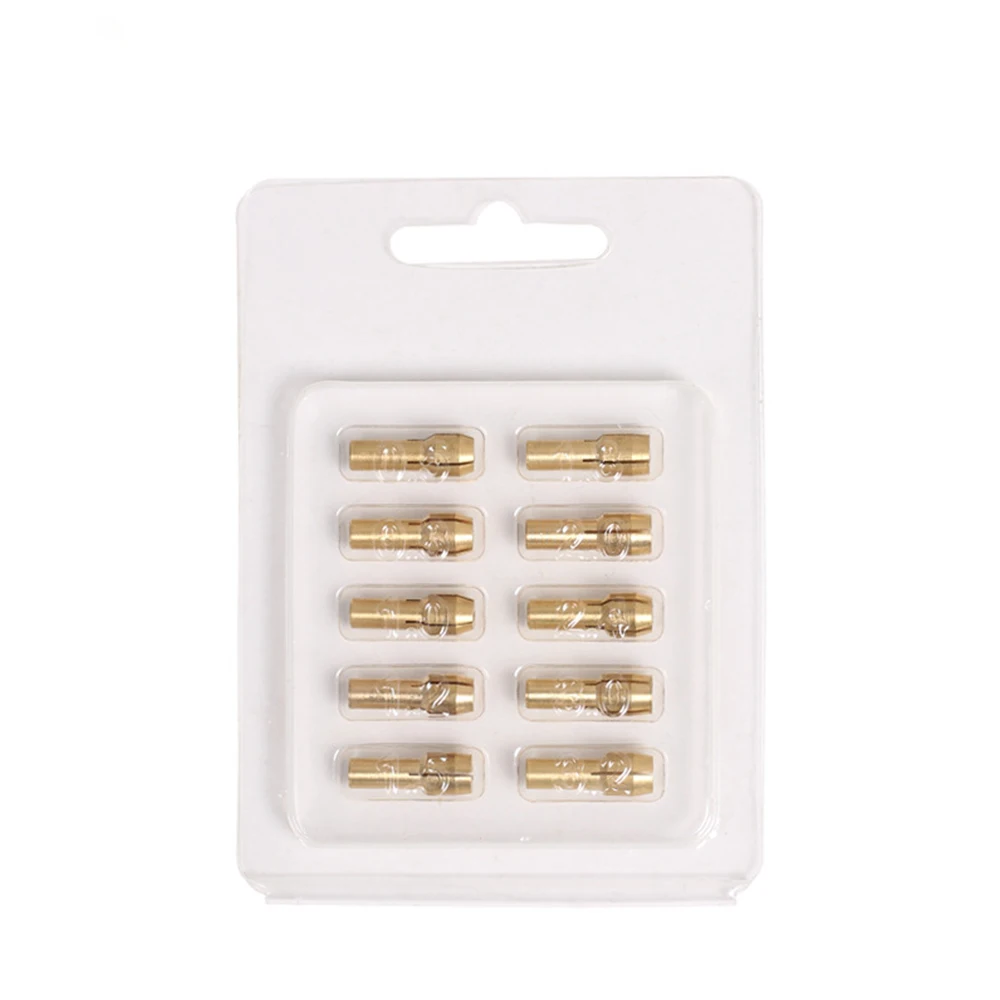 

10pcs Mini Brass Copper Collets Chucks for Twist Drill Motor Shaft Grinder 0.5mm-3.2mm Quick Chuck Set