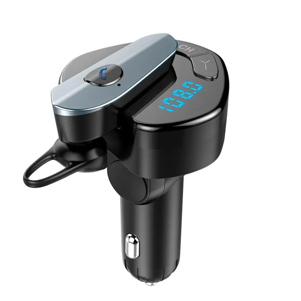 Cden fm передатчик Автомобильный MP3 плеер Беспроводная bluetooth гарнитура