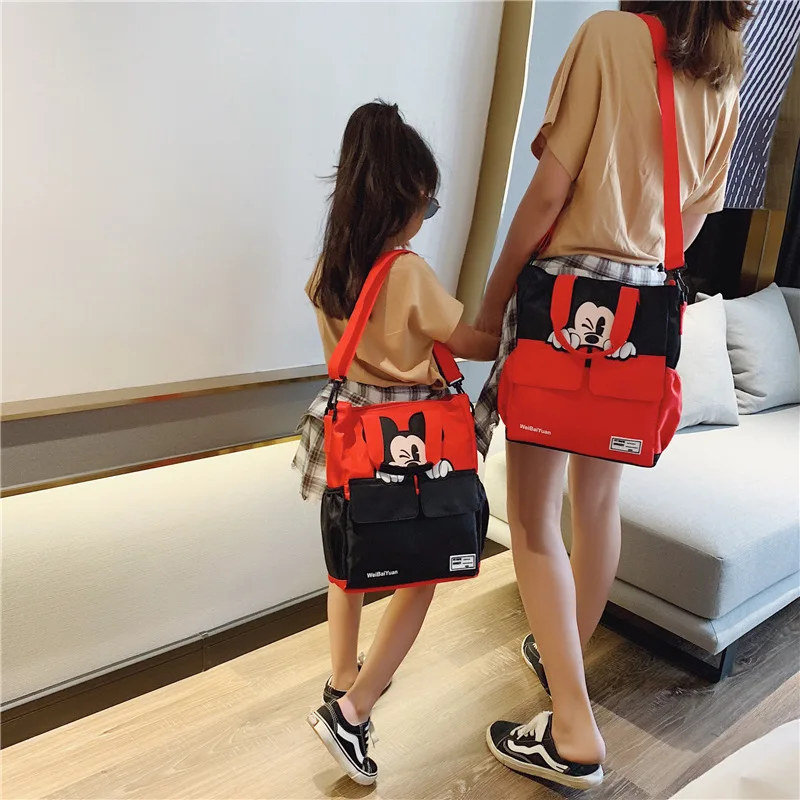 Женская сумка мессенджер Disney с Микки Маусом Детский рюкзак для покупок на ремне