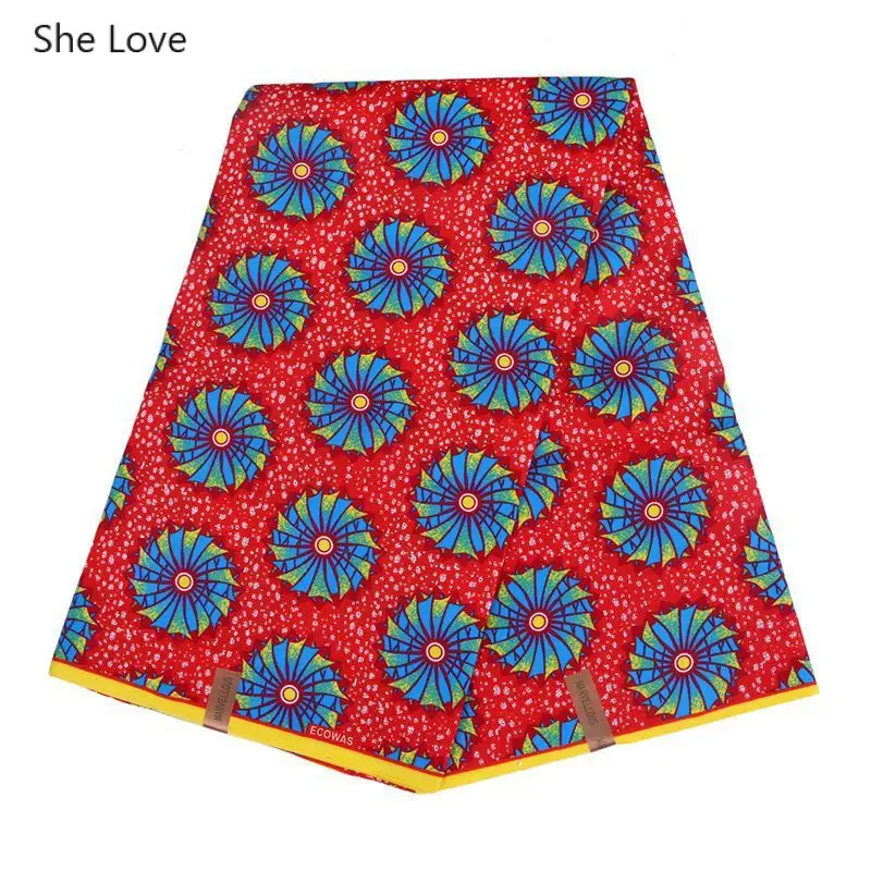 Ткань из полиэстера с принтом в виде ветряной мельницы Анкары африканские ткани