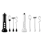 Электрический вспениватель молока, 3 венчика, USB-зарядное устройство, Пенообразователь для кофе с 3 режимами, ручной взбиватель для яиц, миксер для шоколада, латте