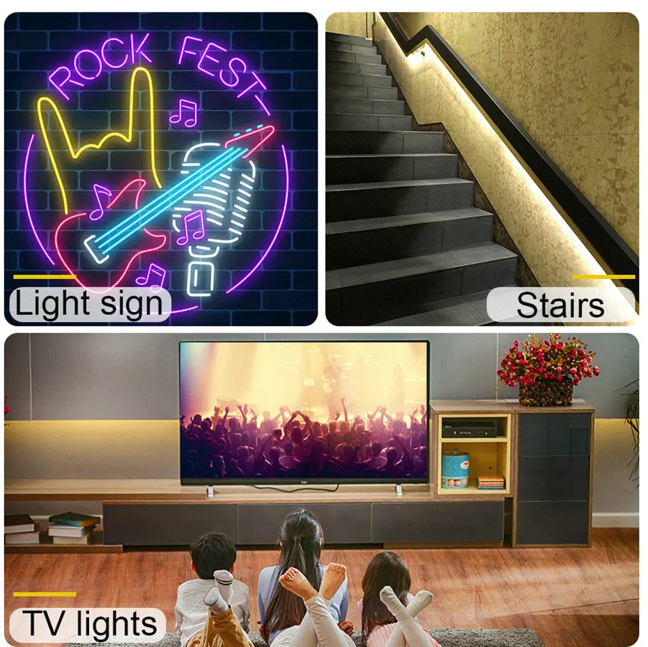 

Neon Flex Led Strip 12V Rope Light Sensor 6*12mm Waterproof Tape Hand Sweep Waving /Dimmable Smart Touch Switch For Room Car Dec