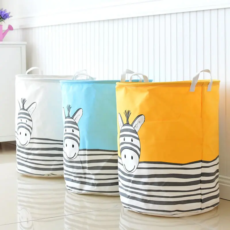

Big Capacity Cartoon Donkey Laundry Basket Folding Waterproof Clothes Storage Hamper Home Decoration Kids Toy S5S1037