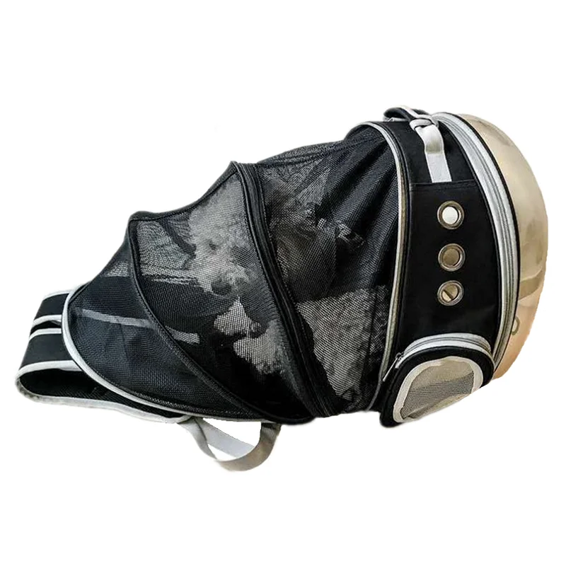 

1 Pc Expandable Cat Carrier Backpack Portable Pet Puppy Traveling Outdoor Backpack Transporter Conveyor Cats Bag Pet Accessories