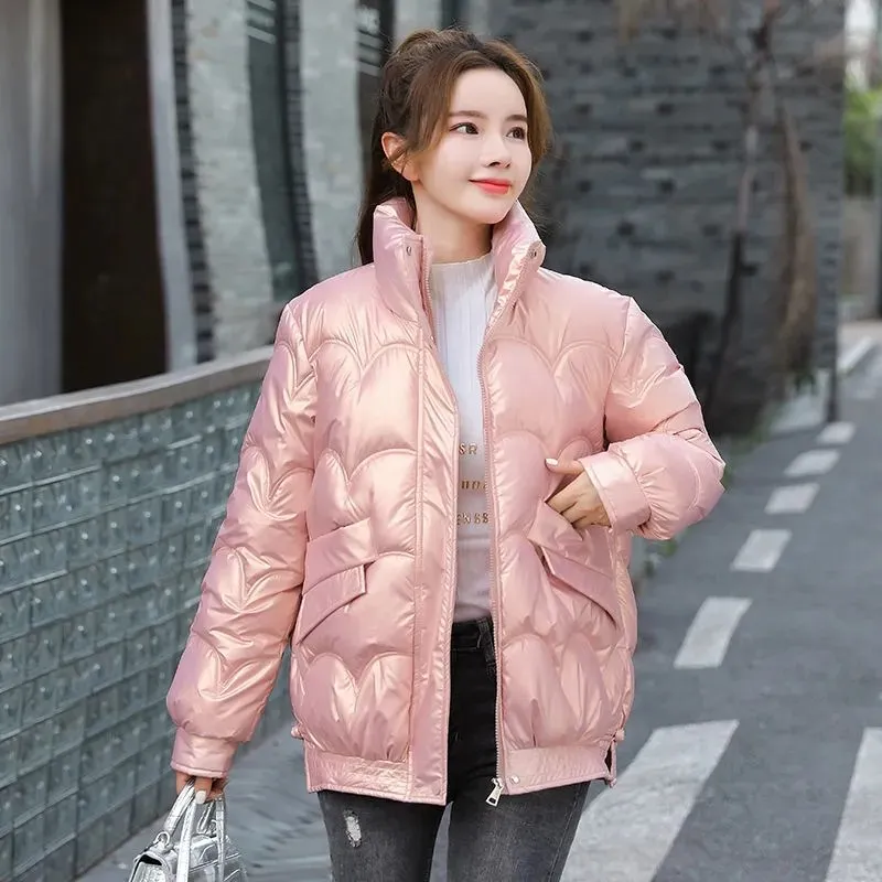 

Nice New Winter Jacket Women's Parkas High Quality Casual Cotton Clothes Loose Solid Thick Coat Hooded Jackets Female Outwear