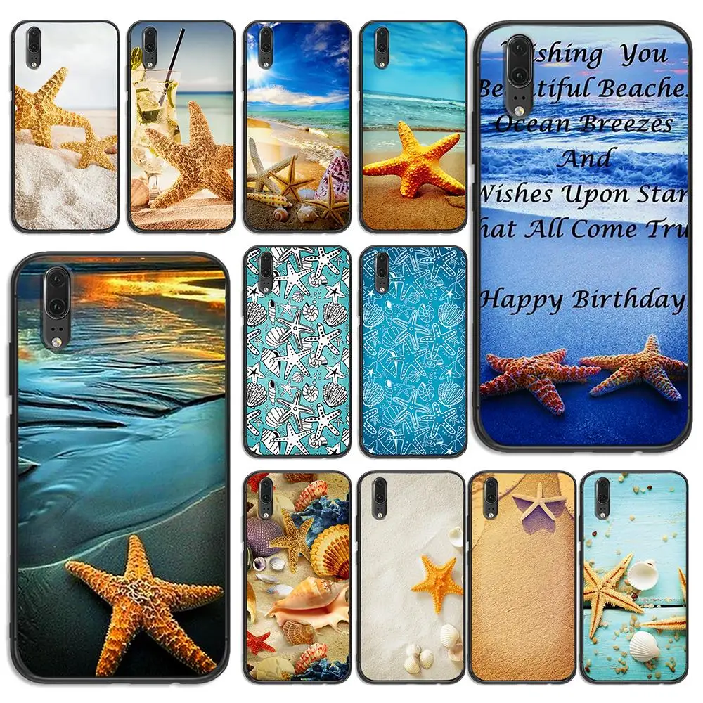 Летний Пляжный Релакс Морская звезда океанское небо солнцезащитный чехол для