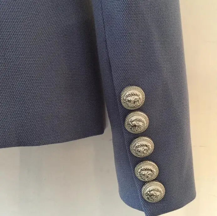 

Vintage Runway Designer High Quality Women's Double Breasted Elegant Long Sleeve Ladies Coat Jacket Blazer Mujer