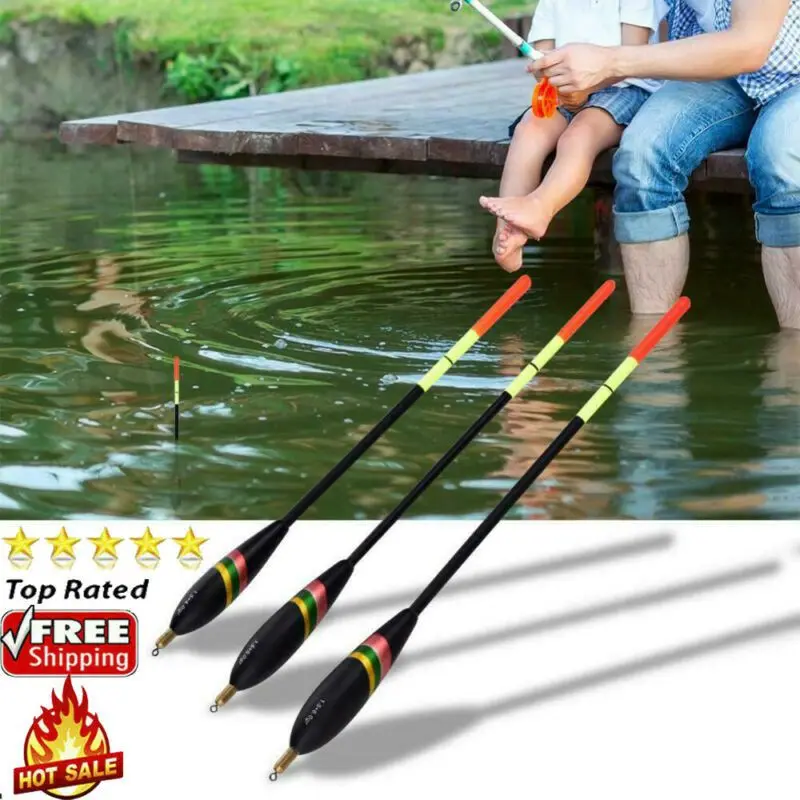 

Buoy Bobber Stick Fish Tackle Bold tail bold drift Carp Fishing Floats Set 3Pcs