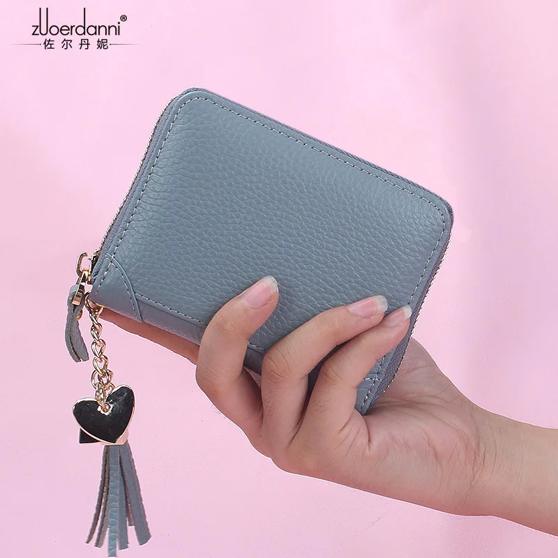 Женский кошелек из натуральной кожи с отделением для карт Модный чехол кредитных