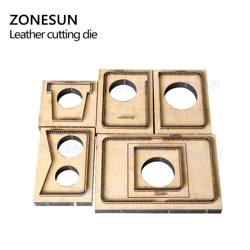 ZONESUN держатель для кредитных карт кошелек монет заказной кожаный Режущий