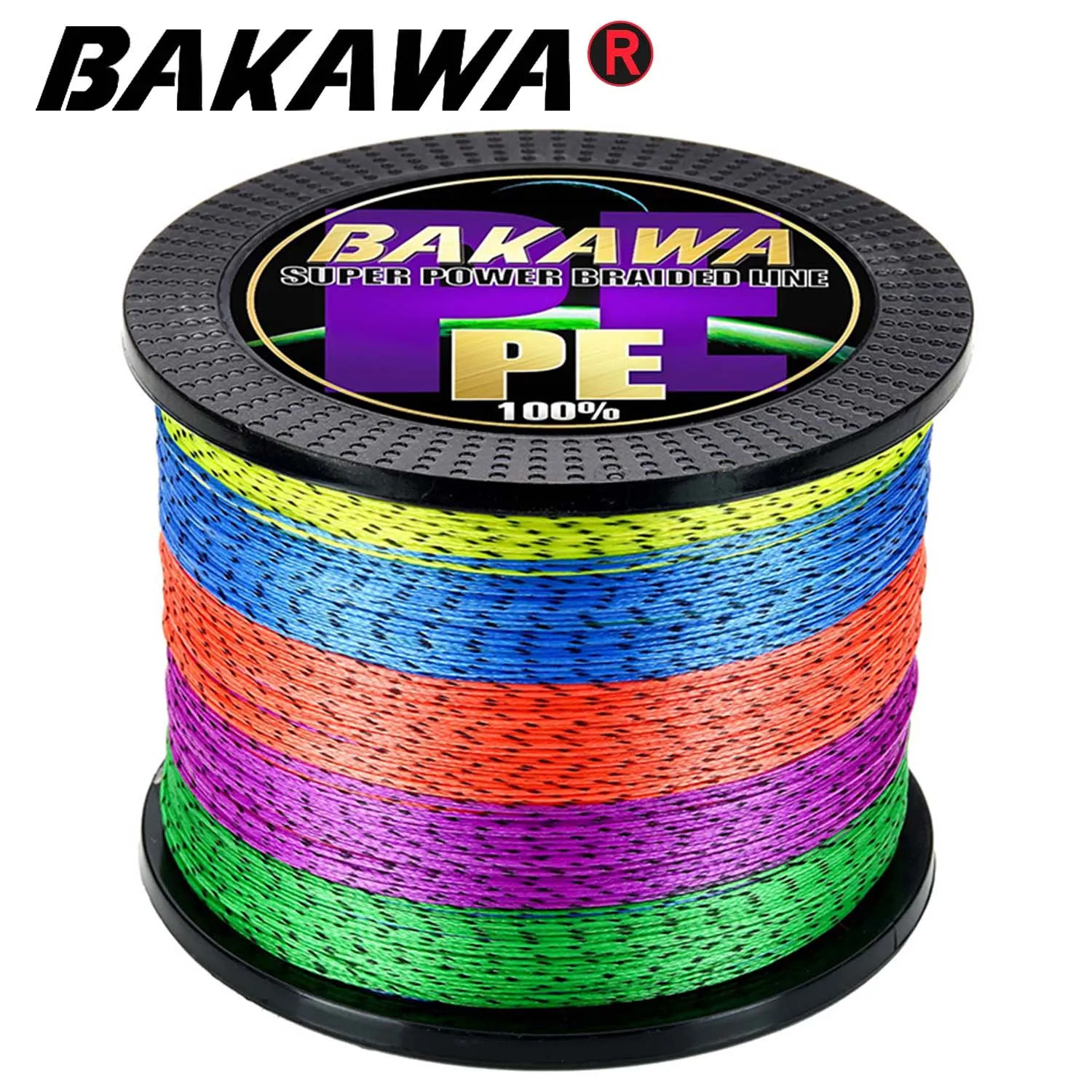 

BAKAWA Multifilament Fishing Line 4 Strands Japanese PE Floating Wire 100M 300M 500M Durable Anti-Bite Carp Pesca Accessories