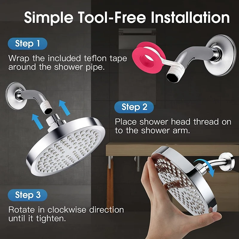 Насадка для душа насадка высокого давления Роскошная Современная хромированная