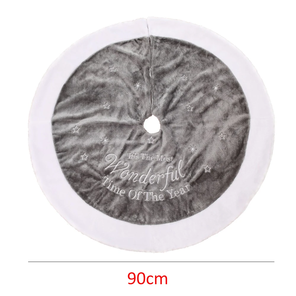 1 шт. белая плюшевая Рождественская елка меха рождественские украшения для дома