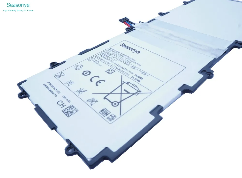 Seasonye 3 шт./лот 7000 мАч 10 1 Вт ч SP3676B1A(1S2P) Сменный аккумулятор для Samsung Galaxy Tablet Tab 2 Note 8. 0
