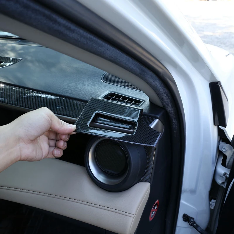 Углеродное волокно ABS центральный Управление выход воздуха из прибора Накладка