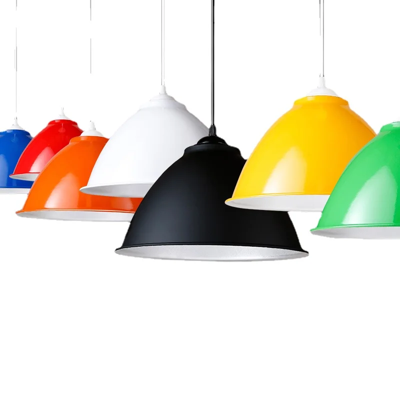 

Люстра с абажуром, Крышка корпуса, промышленная горная Промышленная, личная креативная, ресторан, Парикмахерская, круглая алюминиевая ламп...