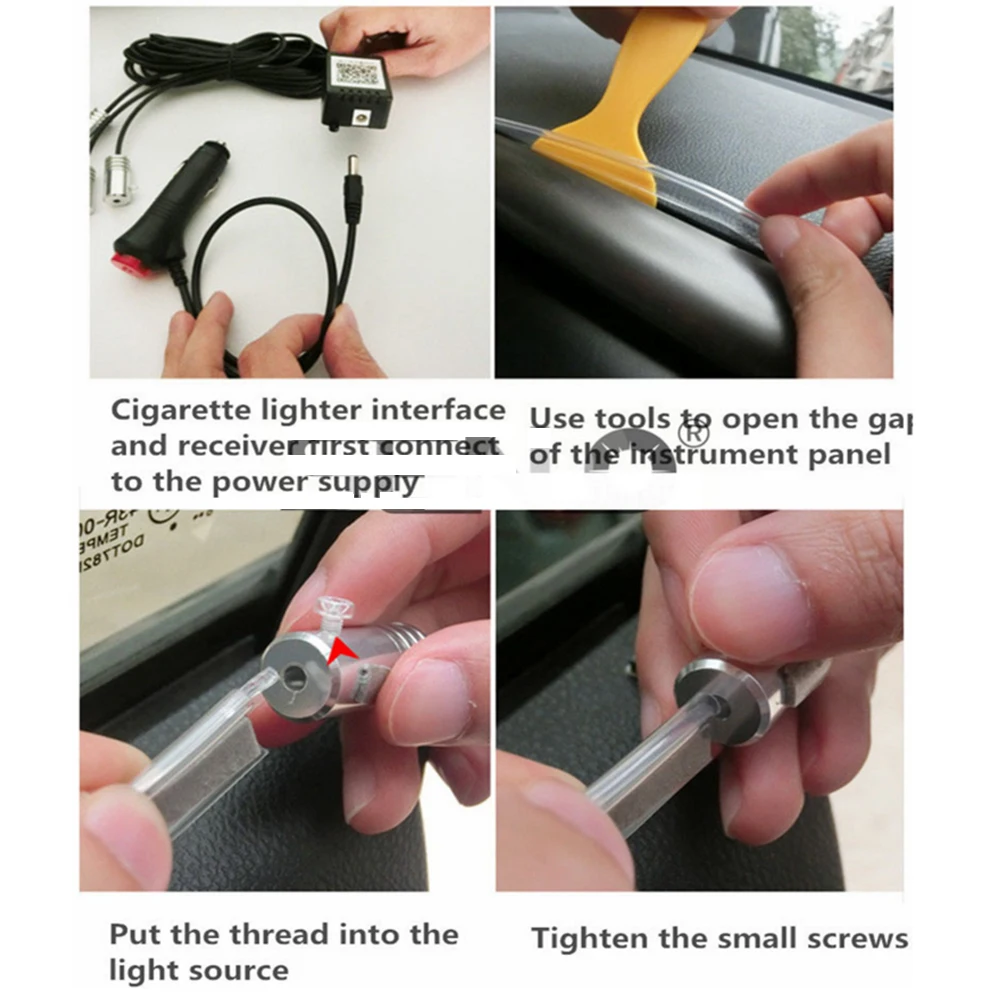 Автомобильный светильник атмосферная лампа приложение дистанционное