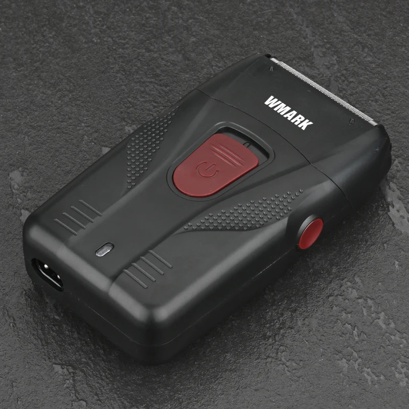 Прозрачная Бритва для парикмахера WMARK формирователь бритва бороды USB Золотого