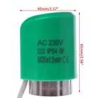 230 В NONC термостат, коллекторный радиатор для подогрева пола, электрический тепловой привод, клапан, головка