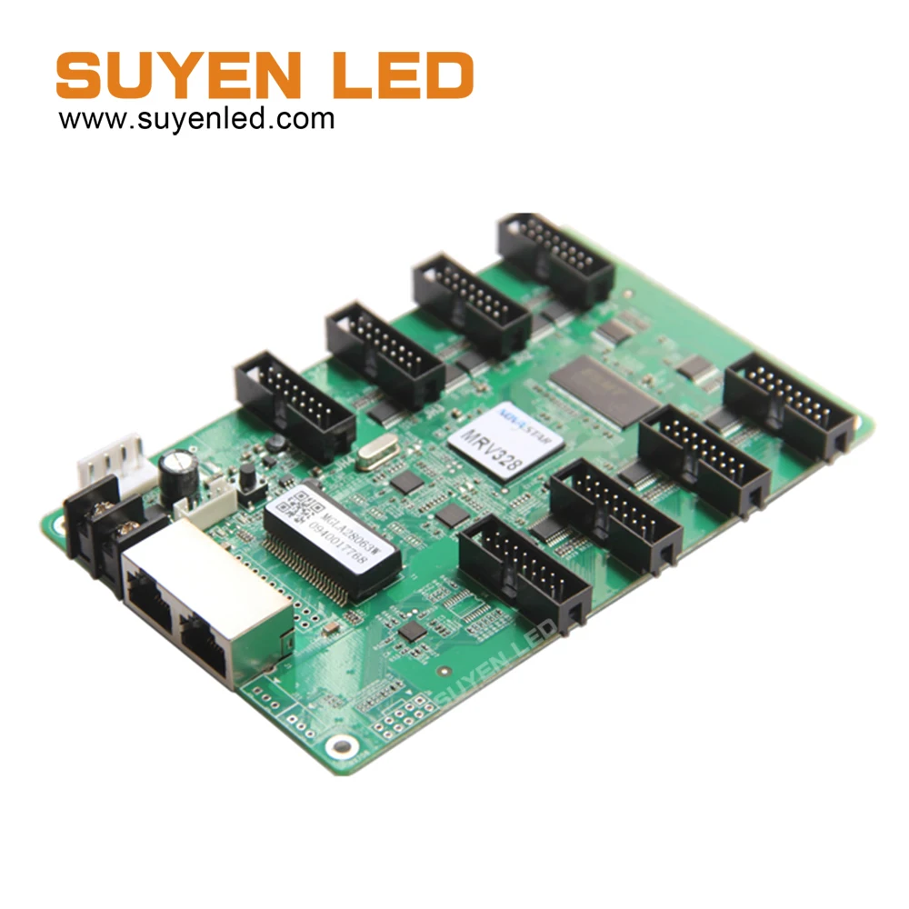 Лучшая цена NovaStar полноцветный светодиодный экран карта приема MRV328