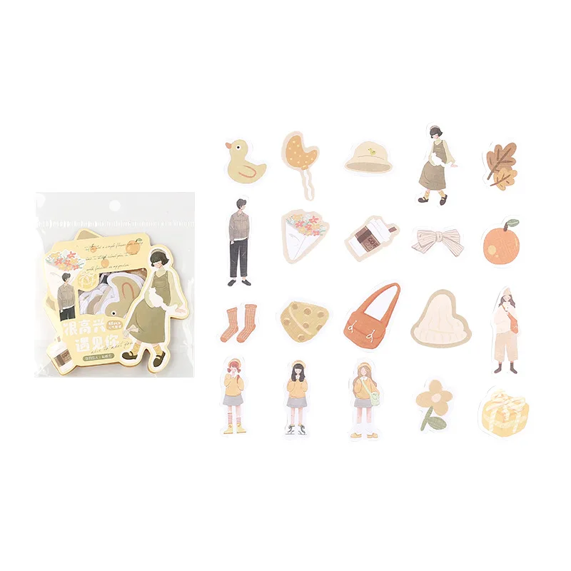 

40pcs/lot Kawaii Stationery Stickers Fresh salt DIY Craft Scrapbooking Album Junk Journal Happy Planner Diary Stickers