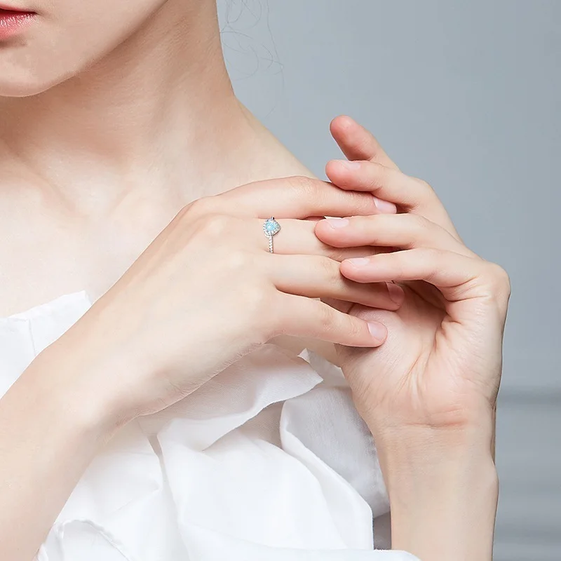 Высококачественные женские кольца с сердечками модные ювелирные изделия