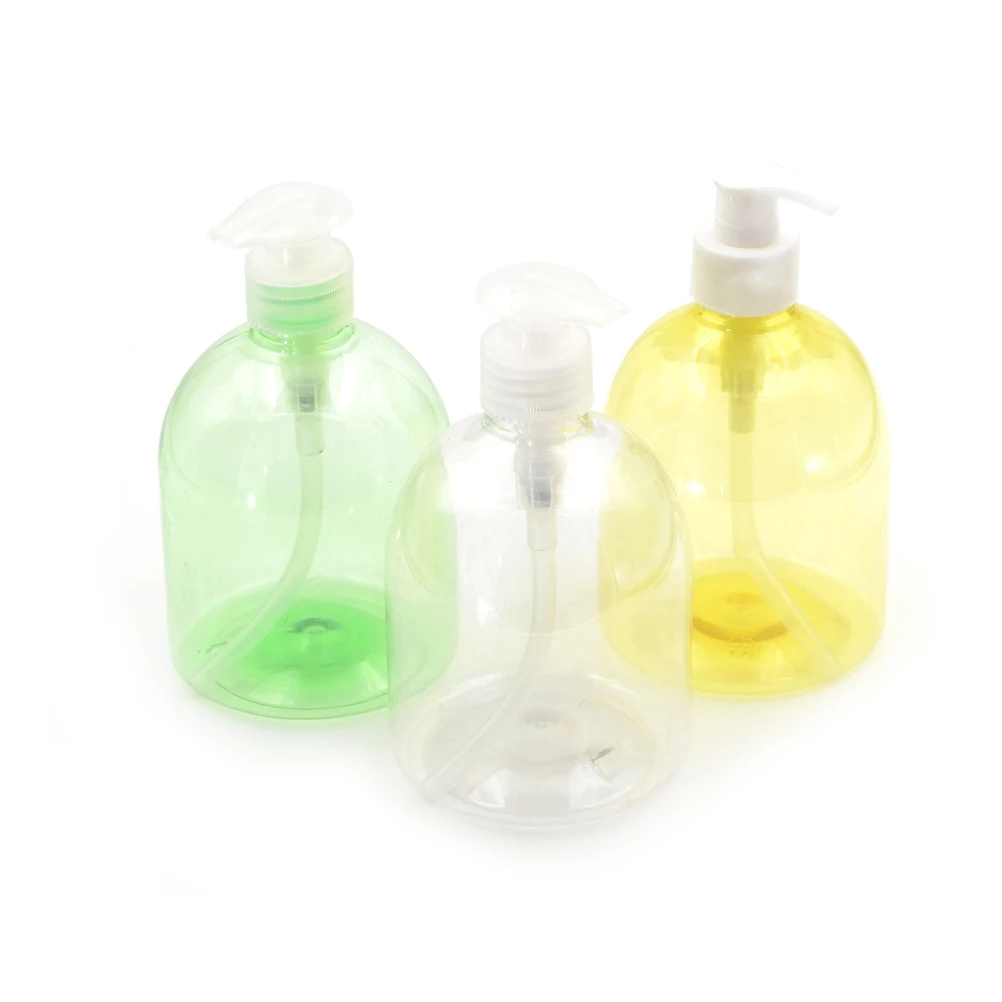 1 шт Бутылочки для ручного насоса 500 мл пустые бутылки пластиковые ванной жидкого
