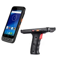 pistol grip mobiles pdas 4g wifi pos portatil terminal pda industrial 1d 2d qr code scanner android handheld barcode rugged