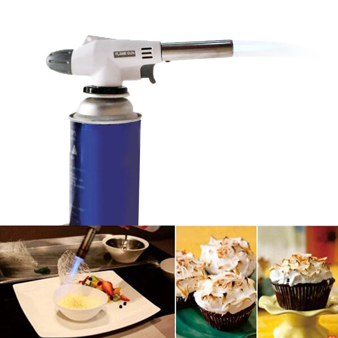 

Welding gas burner cooking welding butane self-igniting gas burner lighter heating flame spray gun flame gun blowtorch