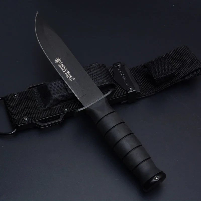 Новый нож для выживания DuoClang с пескоструйным покрытием и фиксированным лезвием