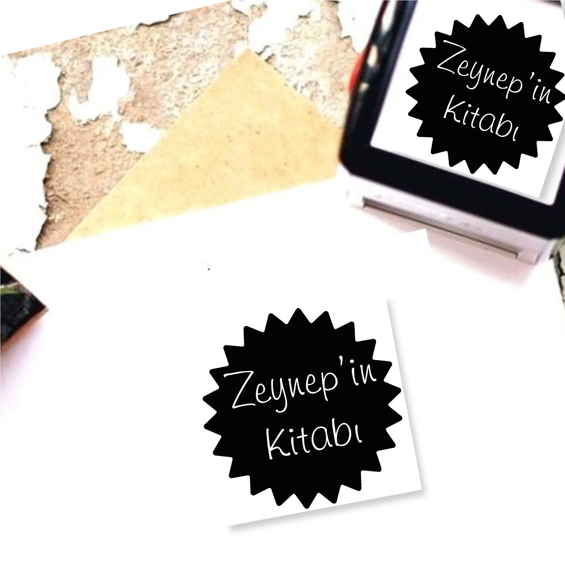 

Personalized Name Written Automatic Square Stamp-856