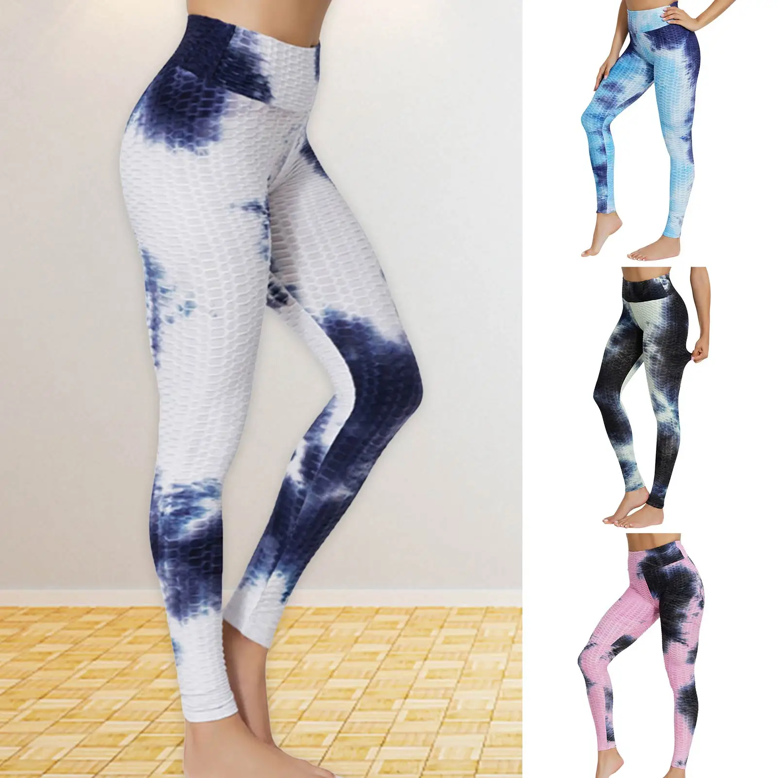 

Women Leggings High Waist Peach Hips Gym Leggings Quick-drying Sports Stretch Fitness Pants