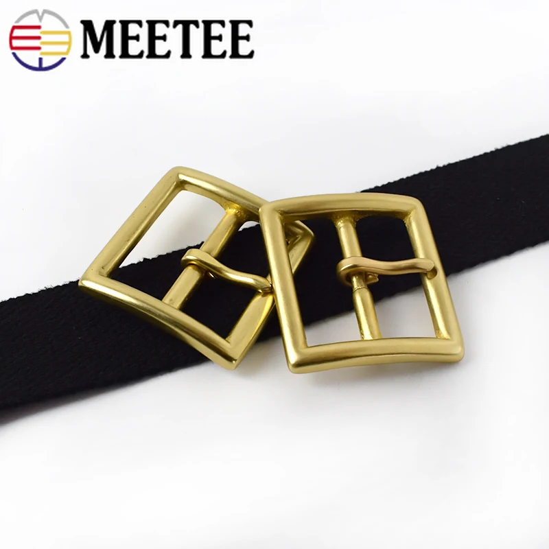 1 шт. 40 мм пряжки ремня для Для мужчин твердой латуни металлическая пряжка пояса