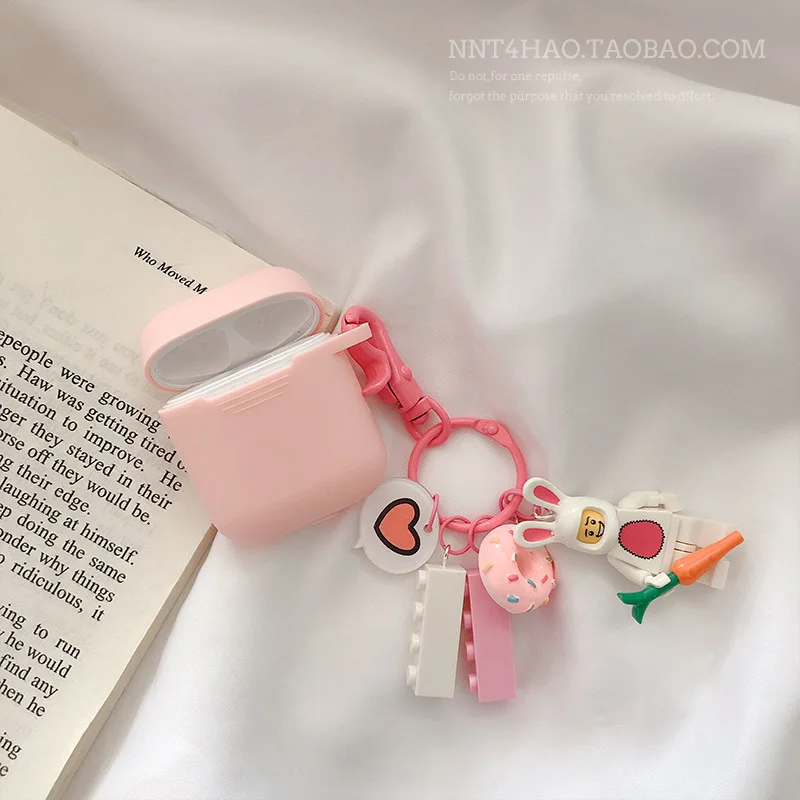 Японская Милая мультяшная гарнитура чехол для AirPods Cinnamoroll Melody Kuromi Buzz Toy беспроводной Bluetooth наушники чехол s с подвеской - Цвет: MULTICOLOR