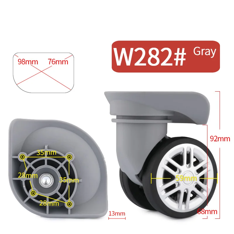 Luggage  password box  accessories  replacement wheels for luggage universal casters   bag case wheel pull rod box mute casters