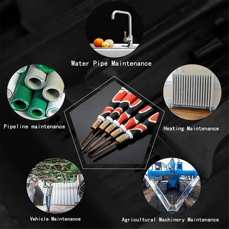 

4mm Adjustable Dual Purpose Screwdriver With Phillips And Slotted Multifunctional Retractable Screwdriver For Office Home Repair