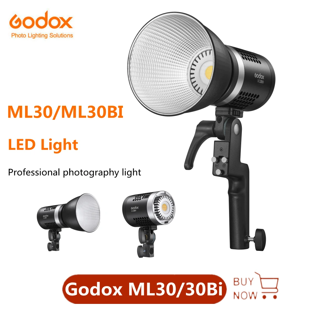 

Портативный светодиодный светильник Godox ML30 ML30-K2 ML30BI ML30BI-K2, 40 Вт