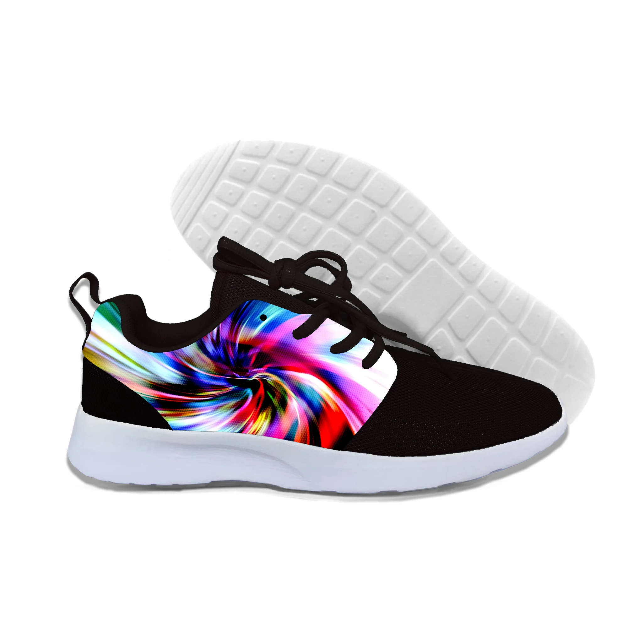 Светильник обувь для бега дышащие кроссовки горячая Распродажа цвет Tie Dye 3D