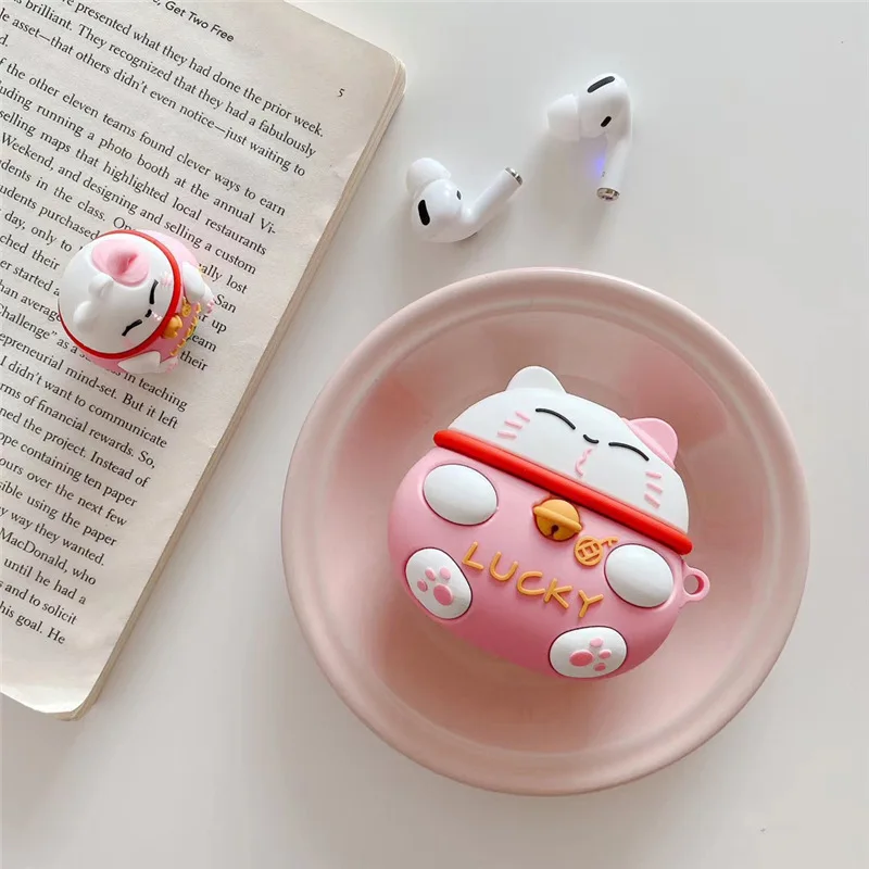 Мягкий силиконовый чехол для Apple AirPods pro мультяшный наушников защитный AirPod Air pods 3