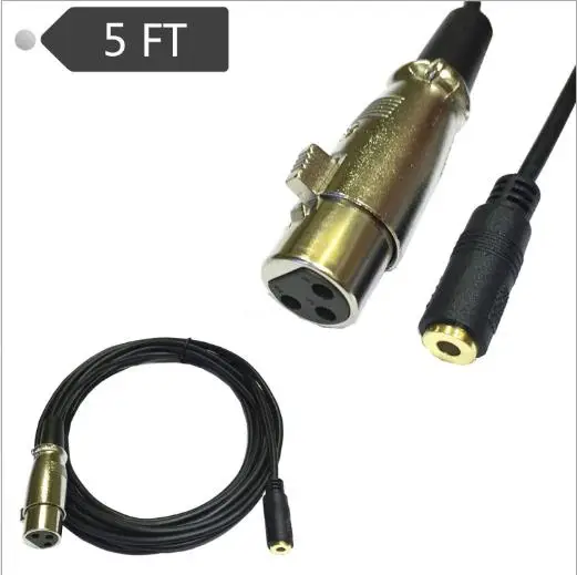 XLR Мама мама Мини 3 5 мм стерео аудио микшер для iPod микрофонный кабель линейный
