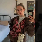 Женский свитер с капюшоном Super Dalian Y2K, Женский повседневный уличный свитер на молнии, Женская Толстовка в Корейском стиле, однотонная, в стиле ретро, с длинными рукавами