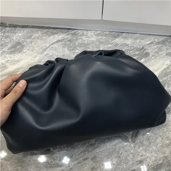 Kafunila новая женская сумка из натуральной кожи с пельменями для женщин роскошные сумки женские сумки дизайнерские сумки через плечо сумка-тоут - Цвет: Темно-синий