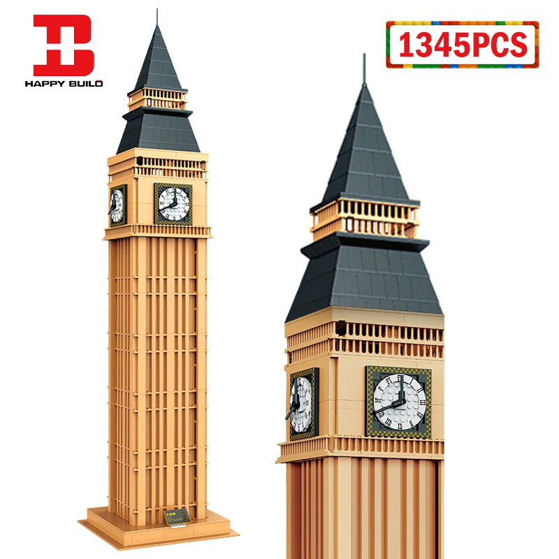 1345 шт. Детский конструктор Биг Бен|Блочные конструкторы| |