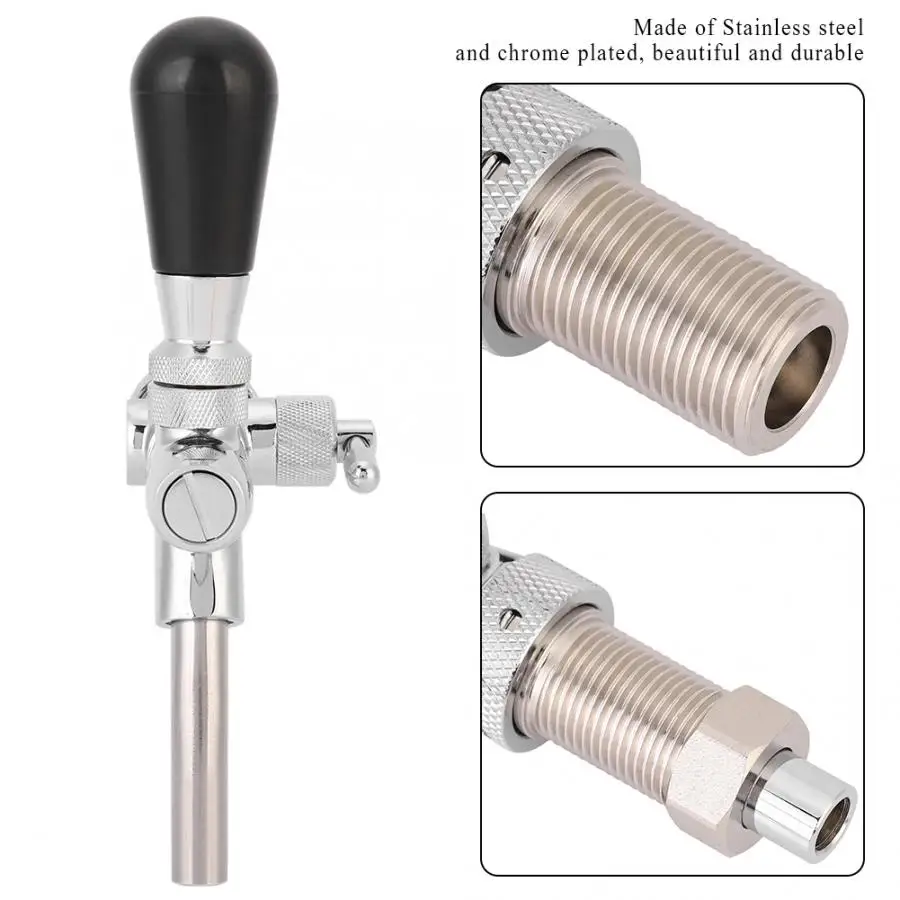 Нержавеющая сталь G5/8 пивной кран Регулируемая 4 дюйма Разливочный смеситель