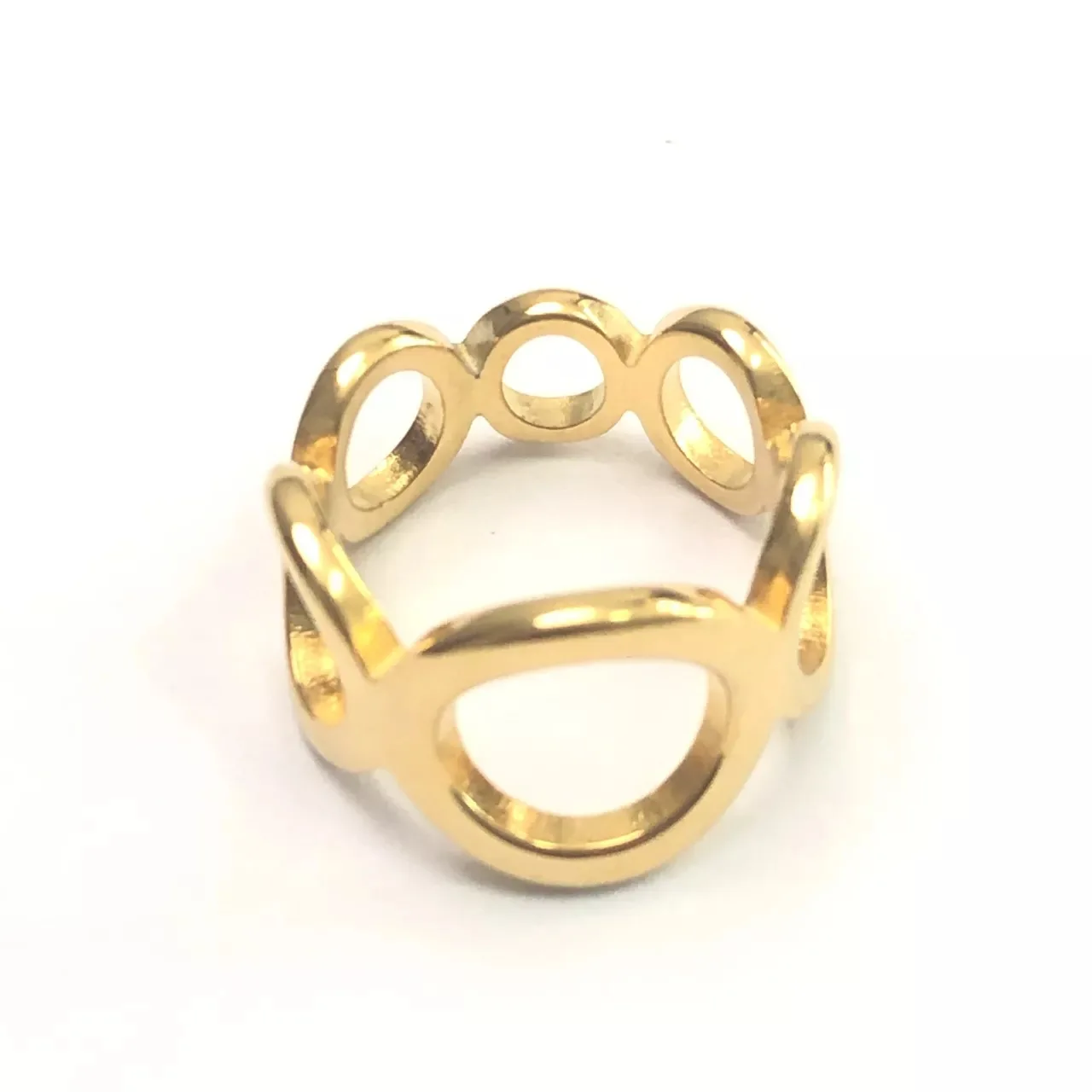 

Exaggerated geometric ring street fashion geometric ring
