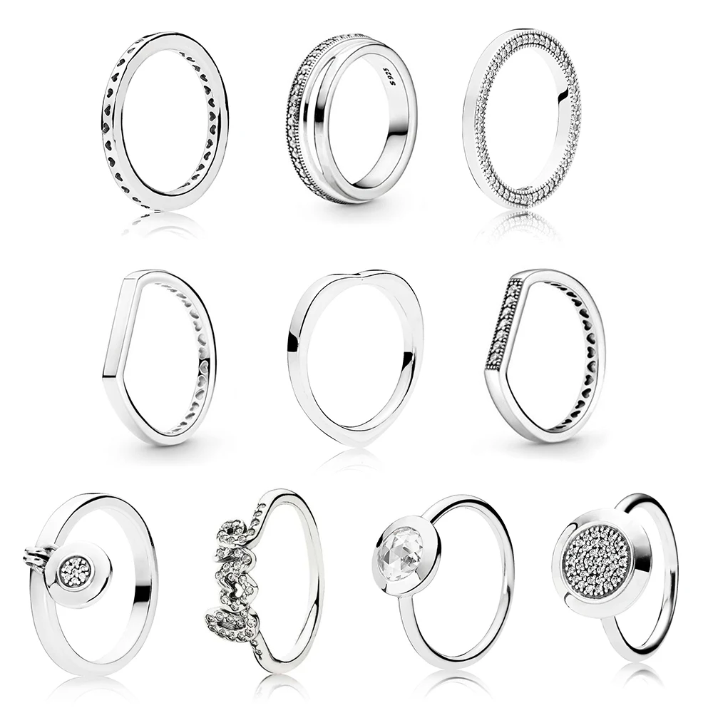 

Классическое женское кольцо из серебра пробы в виде капли воды